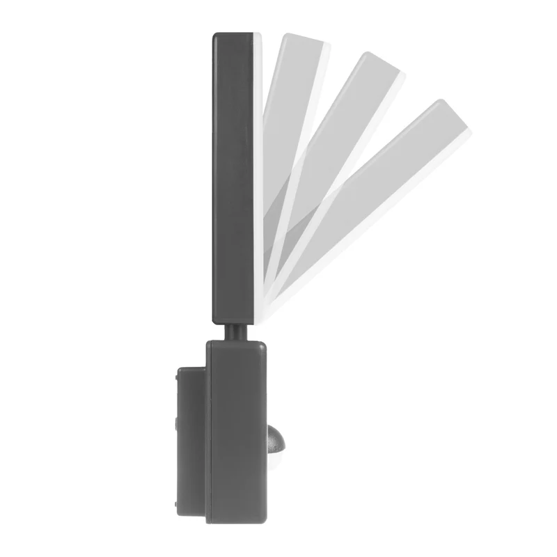 Maclean grå 10W IP65 800lm 4000K LED-lampa med rörelsesensor