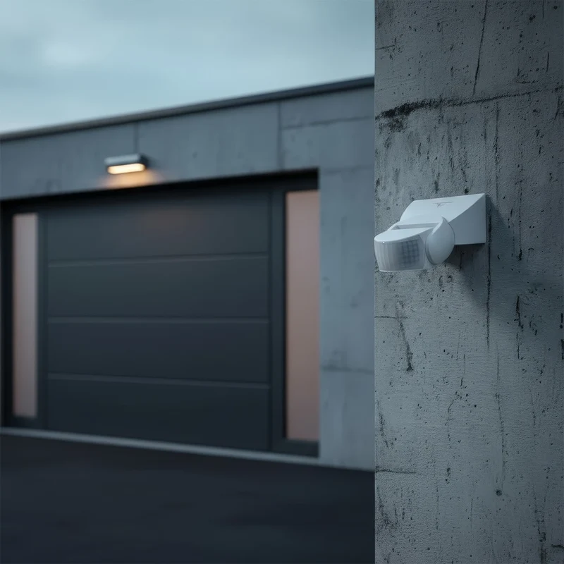 Maclean Energy MCE241 infraröd rörelsesensor med fjärrkontroll IP65, max 800W (glödlampa), max 1200W (LED)
