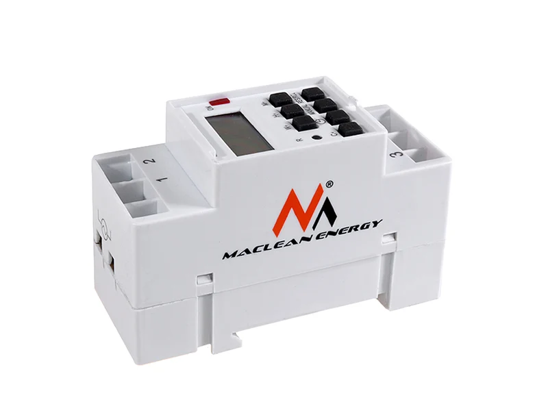 Maclean digital timer, DIN-skena, 10 program, max 156 program, 3600W, MCE09