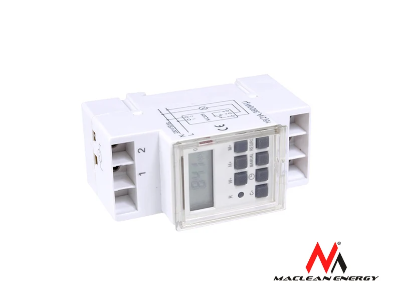 Maclean digital timer, DIN-skena, 10 program, max 156 program, 3600W, MCE09