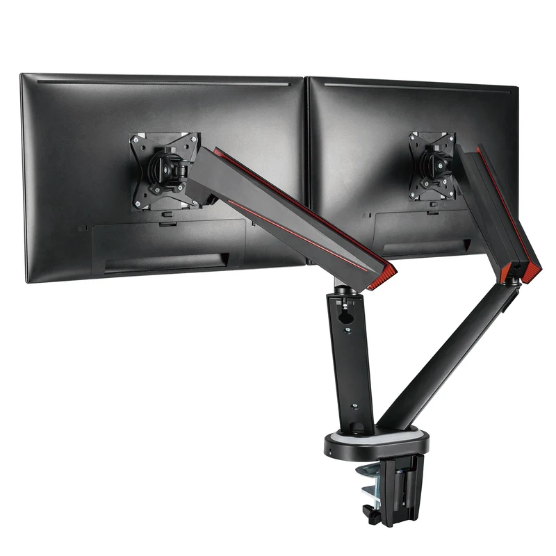 NanoRS RS887 spelhandtag för 2 LCD-skärmar 17-32 "2x 8 kg (max 16 kg) vesa 75x75 och 100x100
