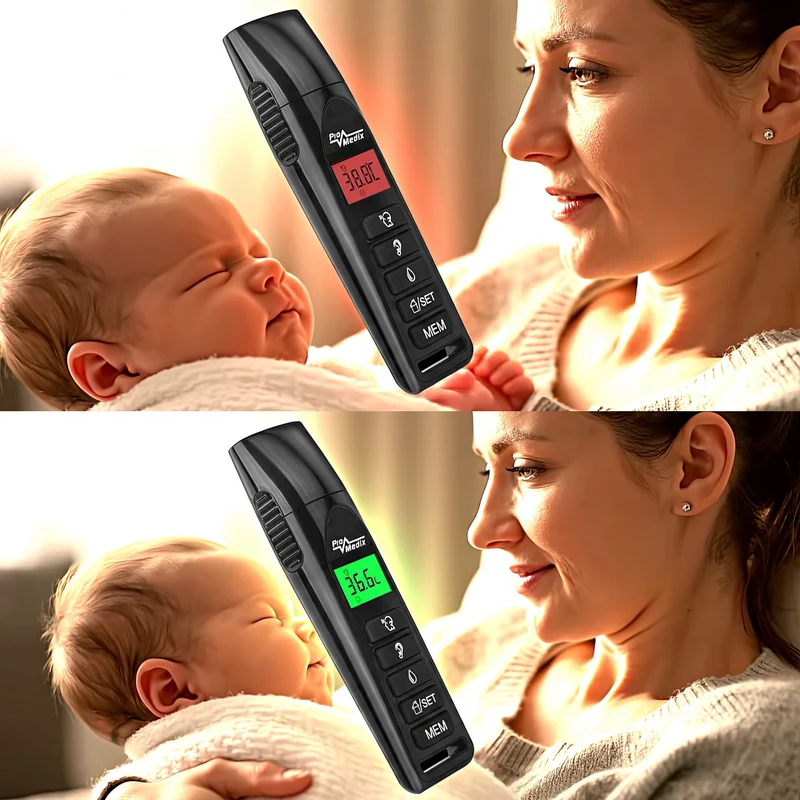 Medicinsk beröringsfri medicinsk infraröd termometer Promedix PR-638