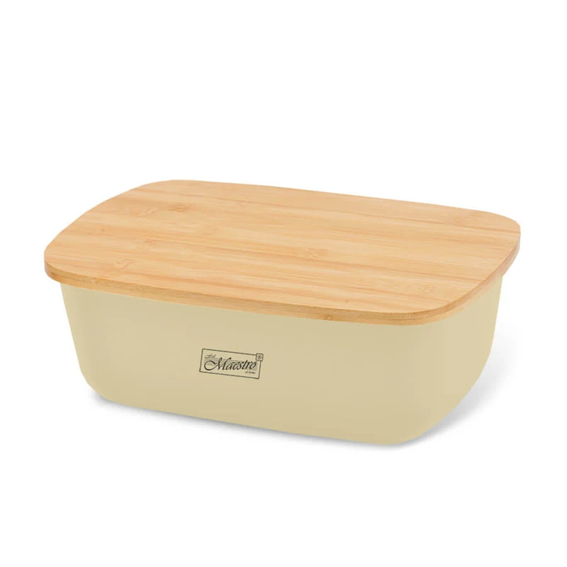 Maestro brödlimpa, lock av bambu, 35 x 24 x 12 cm, MR-1776-IVORY