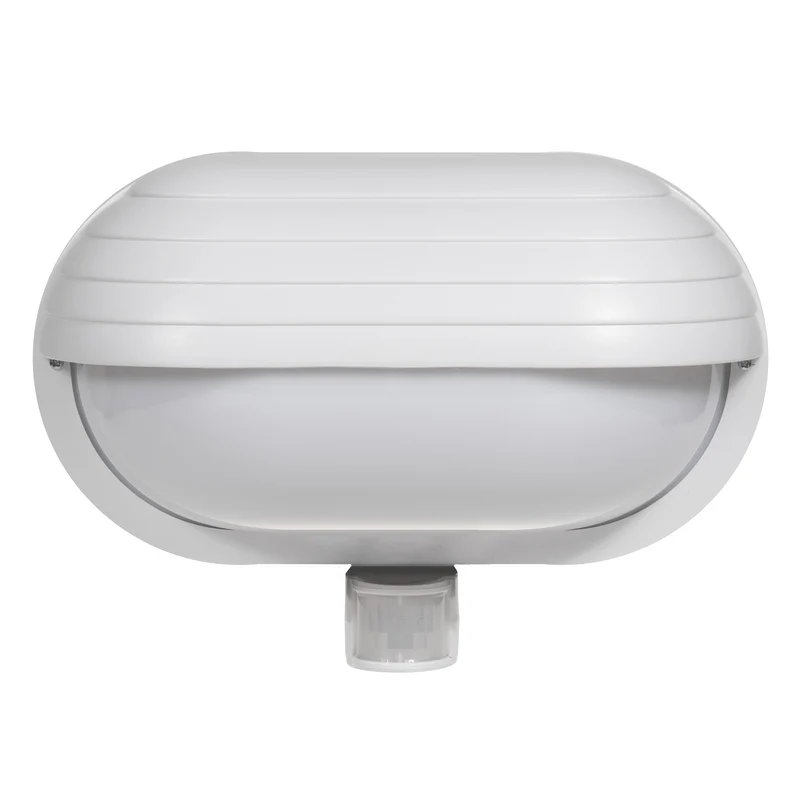 Maclean väggarmatur, med PIR-sensor, max. 60W, 180°, MCE33 W + LED 8W