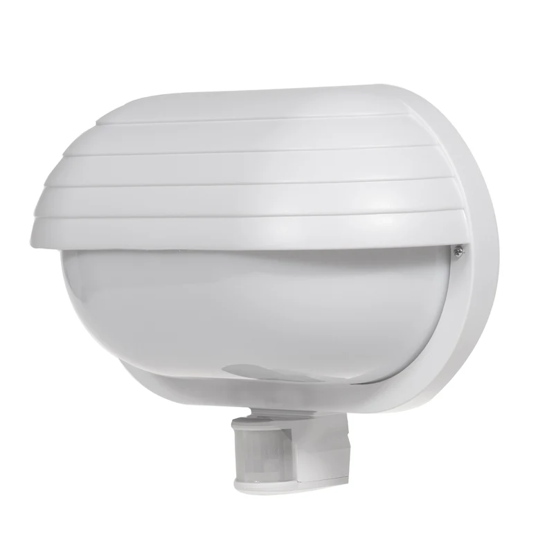 Maclean väggarmatur, med PIR-sensor, max. 60W, 180°, MCE33 W + LED 8W