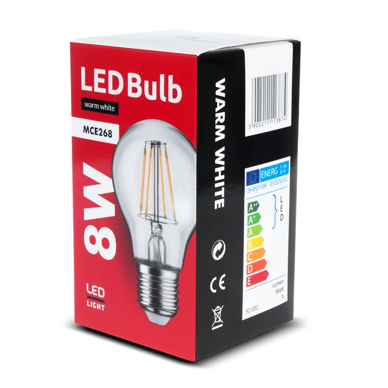 Maclean väggarmatur, med PIR-sensor, max. 60W, 180°, MCE33 W + LED 8W