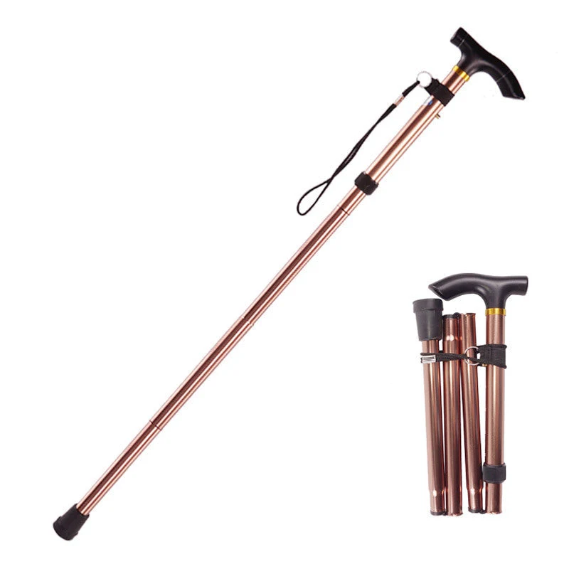 Foldbar Ergonomisk Støttestok med Justerbar Komfort