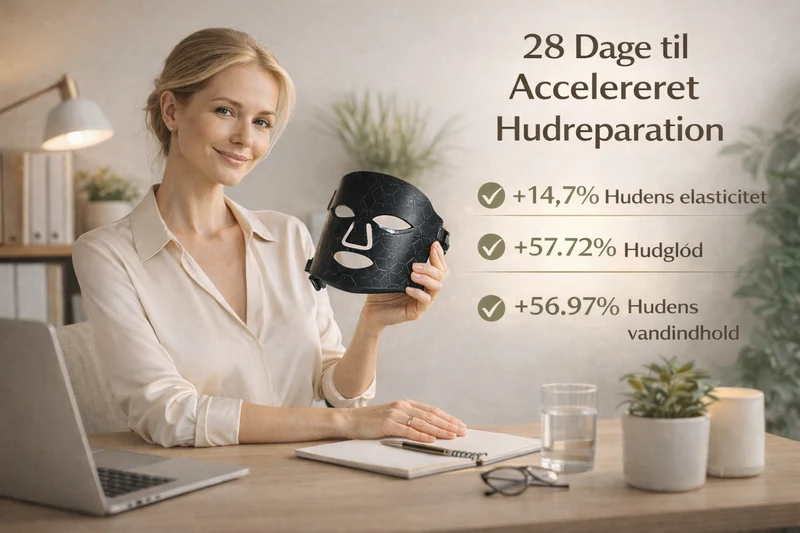 LED Maske mod Rynker & Akne – Infrarød Lysbehandling Hjemme | Luksus LED Ansigtsmaske