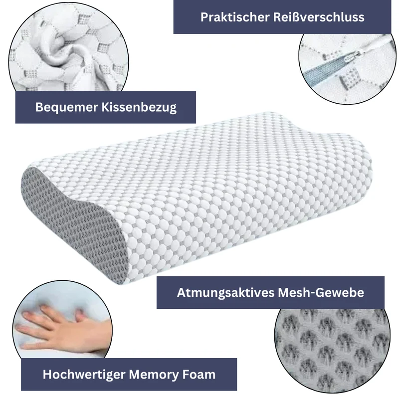 Ergonomisk Sovepude til Optimal Holdning og Komfort