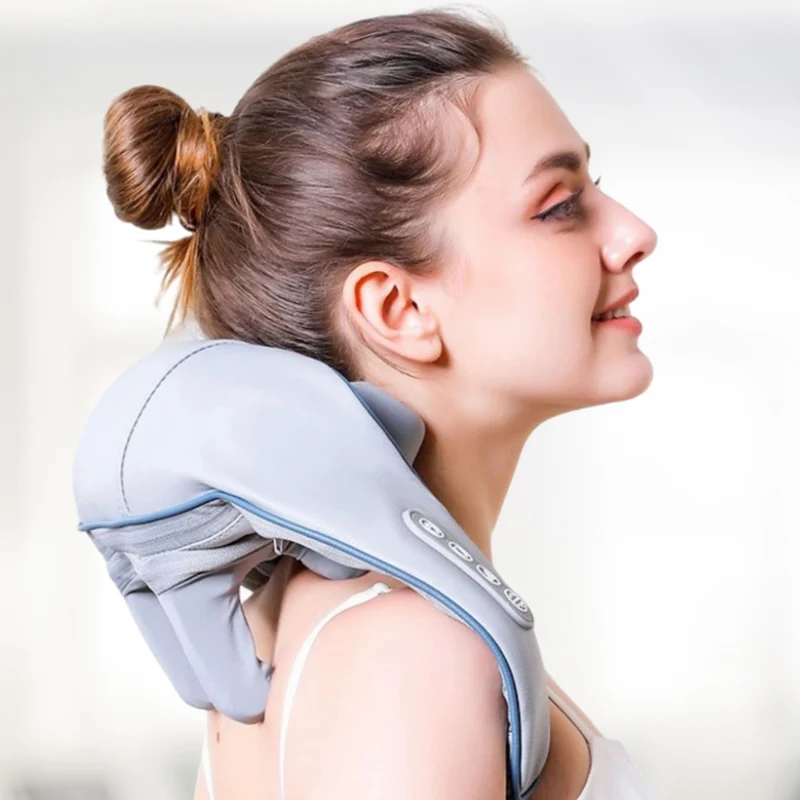 Shiatsu Massageapparat med Varme til Nakke & Ryg