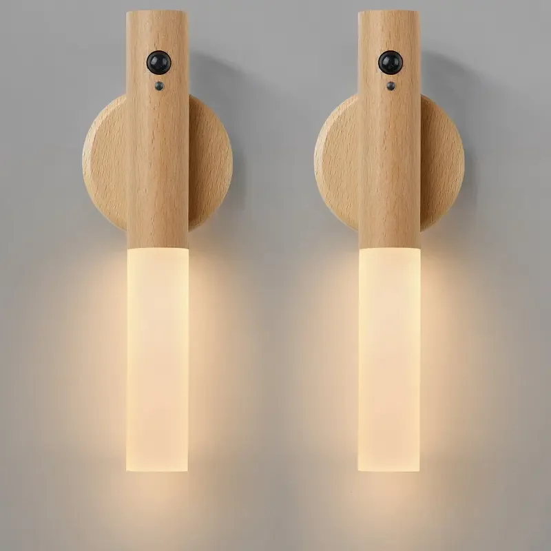 Genopladelig LED Natlys med Bevægelsessensor & Magnetisk Montering