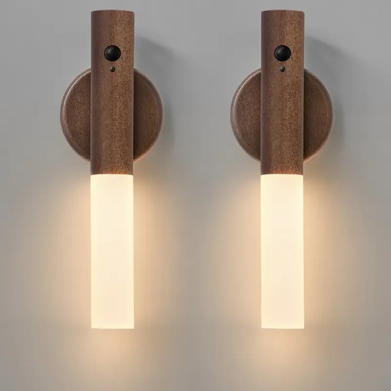 Genopladelig LED Natlys med Bevægelsessensor & Magnetisk Montering