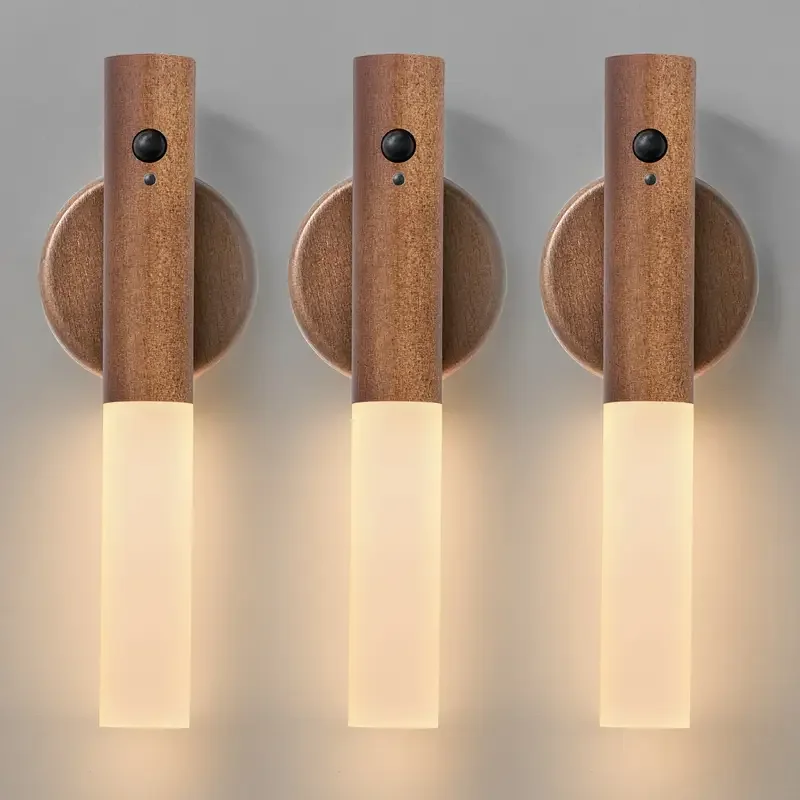 Genopladelig LED Natlys med Bevægelsessensor & Magnetisk Montering