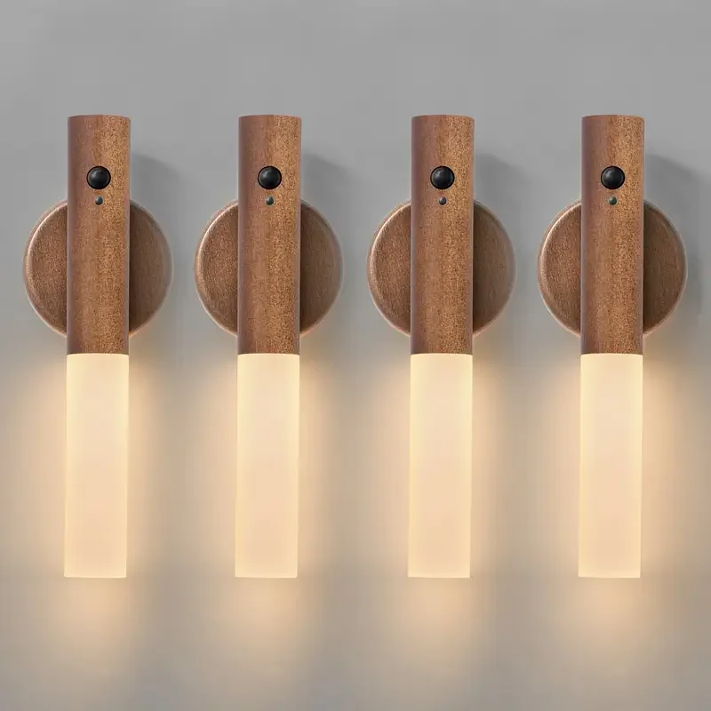 Genopladelig LED Natlys med Bevægelsessensor & Magnetisk Montering