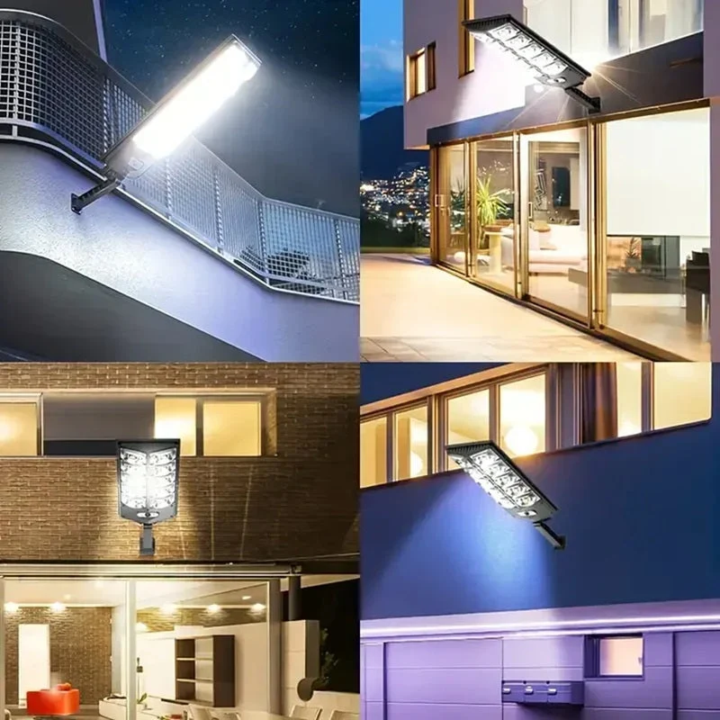 250W Solcellelampe med Bevægelsessensor – Energibesparende Lys