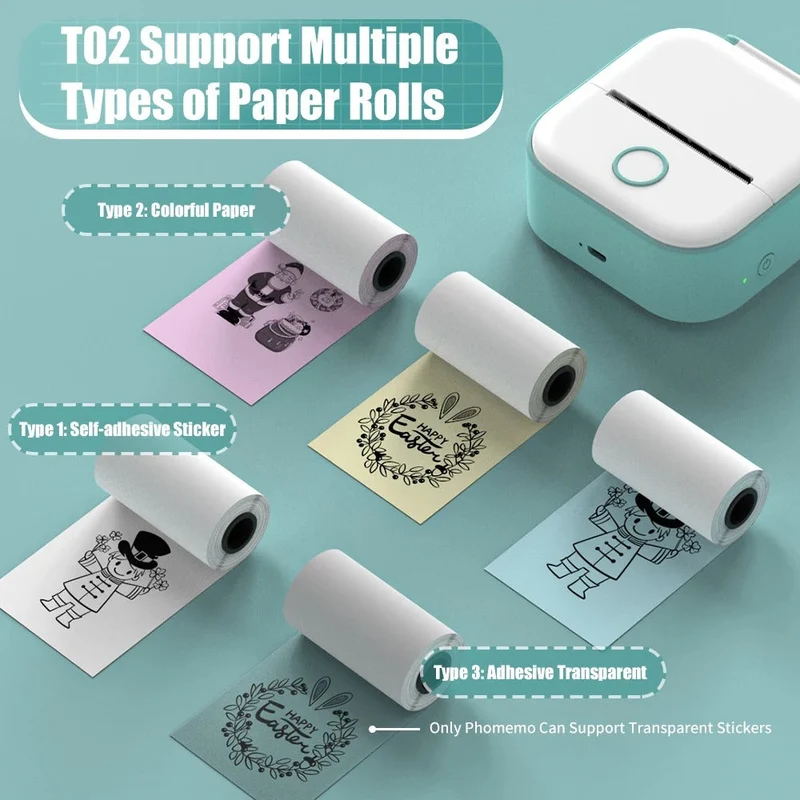 Oplev Øjeblikkelig Fotoudskrivning med Bærbar Mini Printer