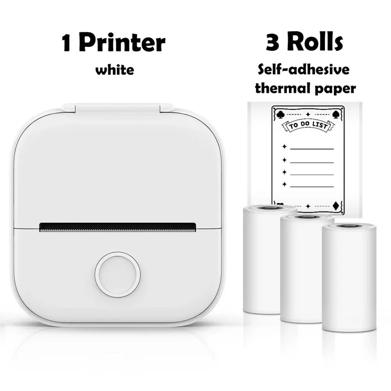 Oplev Øjeblikkelig Fotoudskrivning med Bærbar Mini Printer