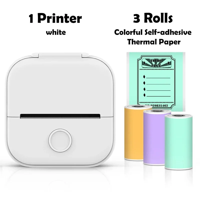 Oplev Øjeblikkelig Fotoudskrivning med Bærbar Mini Printer