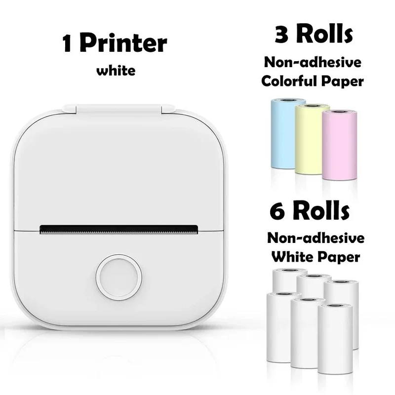 Oplev Øjeblikkelig Fotoudskrivning med Bærbar Mini Printer