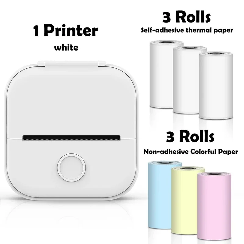 Oplev Øjeblikkelig Fotoudskrivning med Bærbar Mini Printer