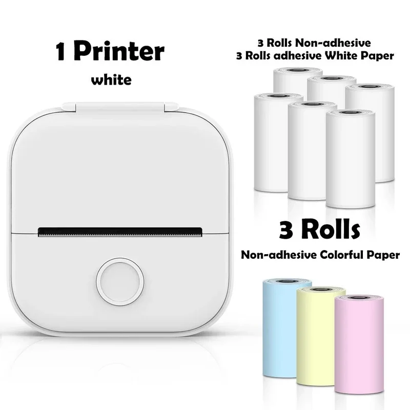 Oplev Øjeblikkelig Fotoudskrivning med Bærbar Mini Printer