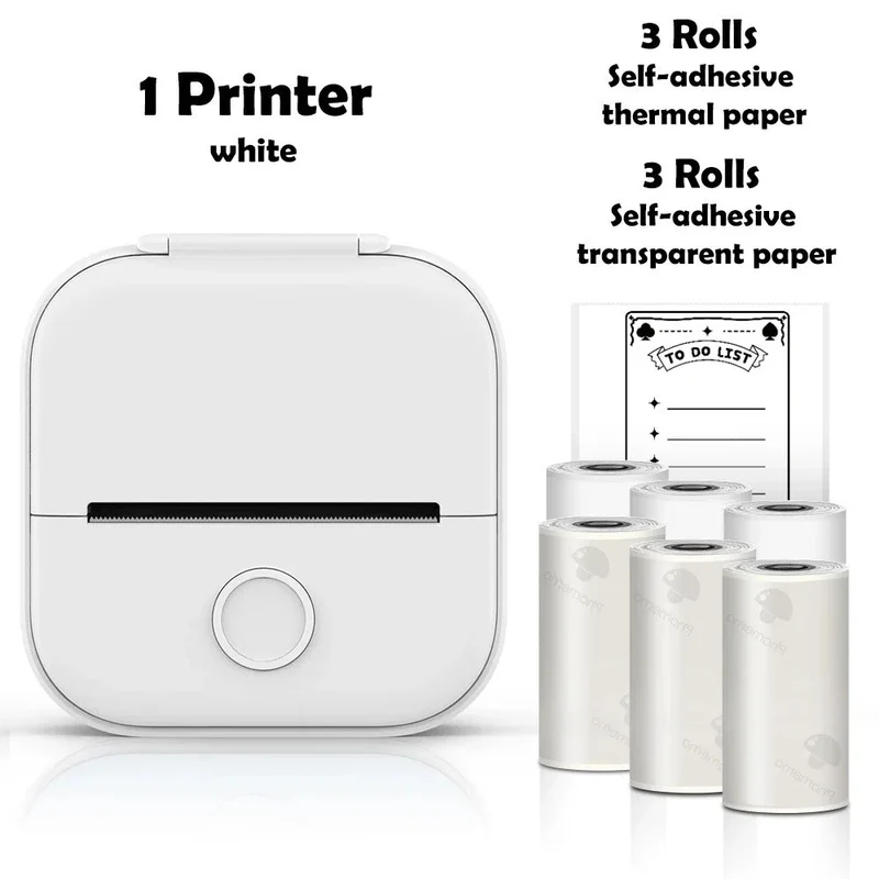Oplev Øjeblikkelig Fotoudskrivning med Bærbar Mini Printer